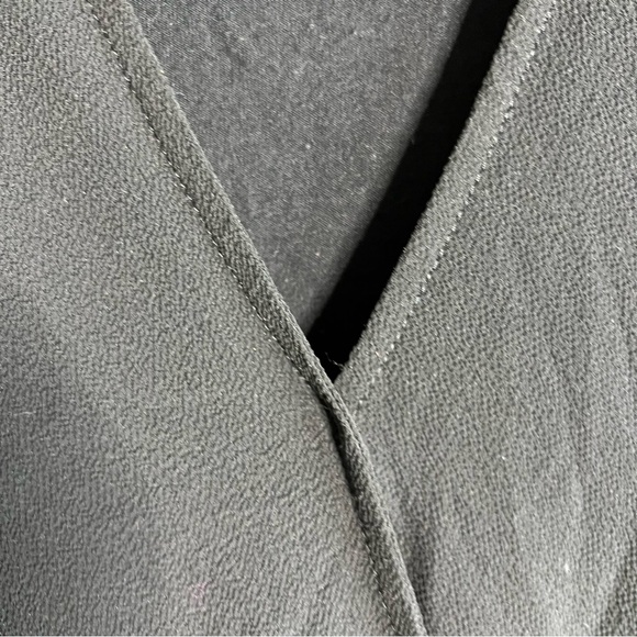 Michael MK Surplice Blouse Women’s Size M Black - Picture 5 of 8